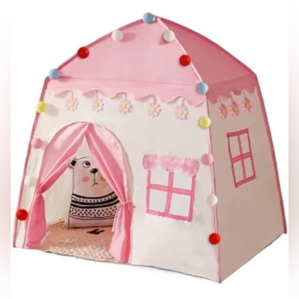 Children’s Tent Indoor/Outdoor. Princess Castle Folding Tent Playhouse